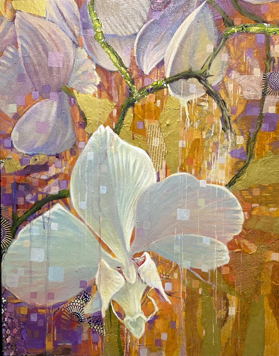 The soft whisper of silk on tatami, time is mystery for your ivory petals