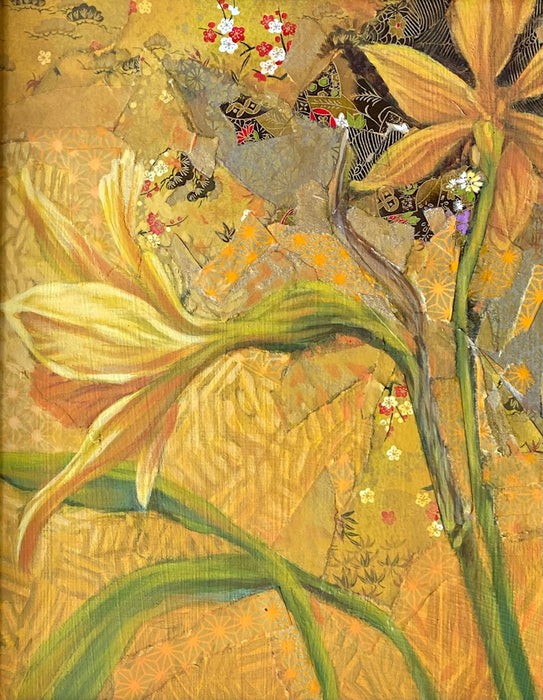 In Spring, amber drips of dew invite me to paint the world yellow