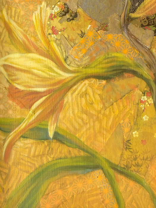 In Spring, amber drips of dew invite me to paint the world yellow