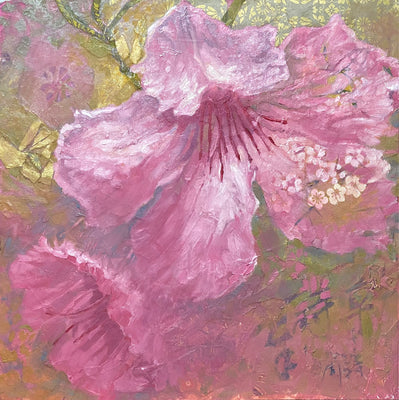 The soft summer morning drapes the blossoms in quiet, sensual light
