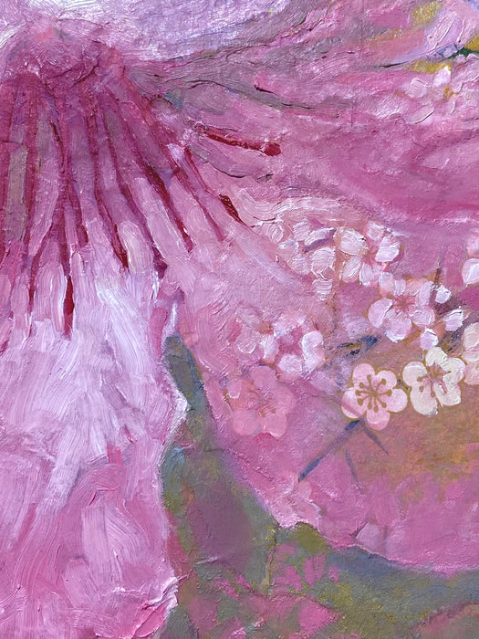 The soft summer morning drapes the blossoms in quiet, sensual light