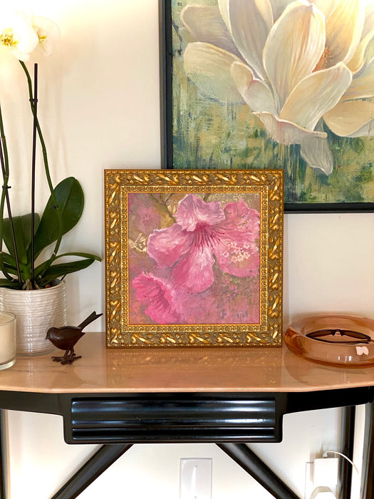 The soft summer morning drapes the blossoms in quiet, sensual light