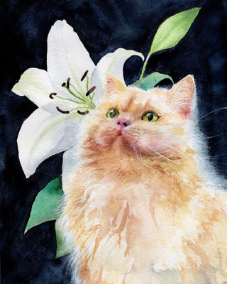 Lily and the Emerald Eyes- Gilcée archival print