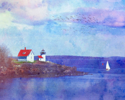 Curtis Island Lighthouse: Grace in the Breeze