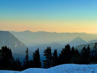 Layers of Blue Mountains at Sunset