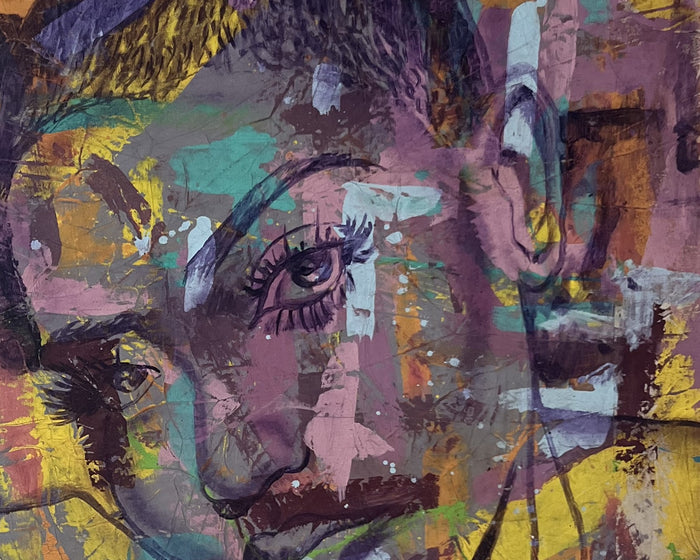 Self Portrait with Vibrant colors