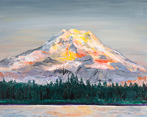 Mount Rainier at Sunset