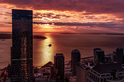 A Ferry on Elliott Bay
