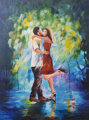 Embrace of Colorful Love