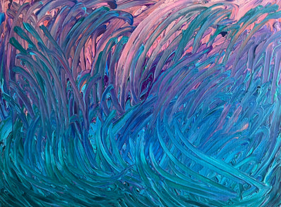 pink blue green