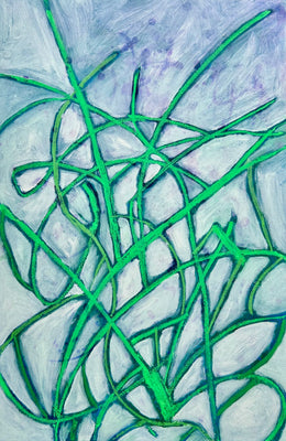 Stained Glass Pea Shoots