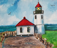 Load image into Gallery viewer, Lighthouse at Alki Point