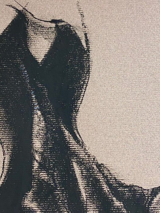 Warm air's gentle flow, contours of silk hugging curves