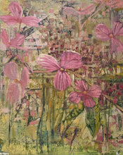 Load image into Gallery viewer, A spring of lace, beads, and finesse, trunk dressed with bouquets blushed in a rosy tint