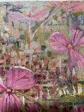 Load image into Gallery viewer, A spring of lace, beads, and finesse, trunk dressed with bouquets blushed in a rosy tint