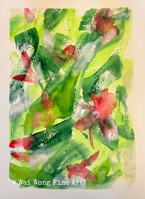 Spring Blooms 2 Red.