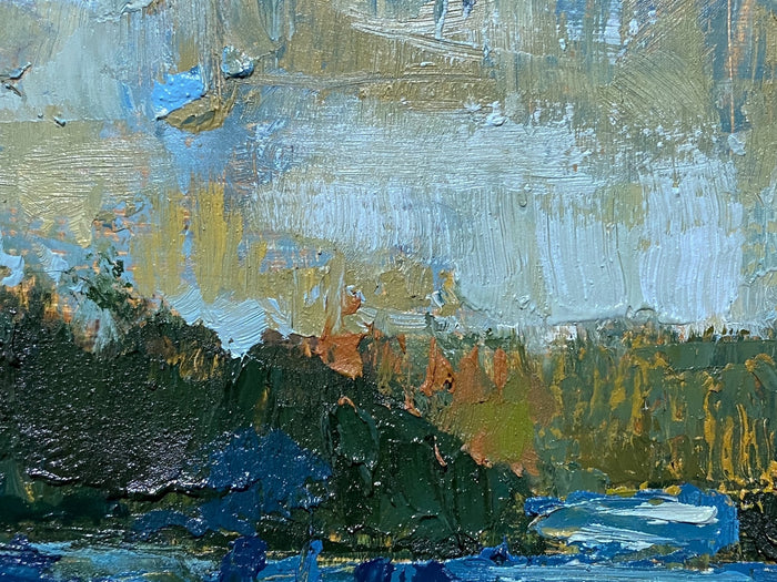 I hear deep in my heart's core, water lapping with low sounds by the shore