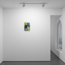 Load image into Gallery viewer, Girl with pear (lime and blue)