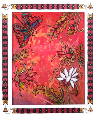 Butterfly & Lotus