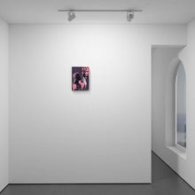 Load image into Gallery viewer, Girl with pear (pink and purple)