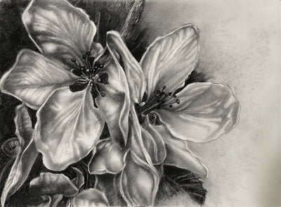 In a luscious folded petal, the infinite universe exists