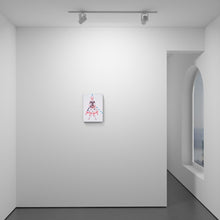 Load image into Gallery viewer, Devil with Bows and Blue Scissors