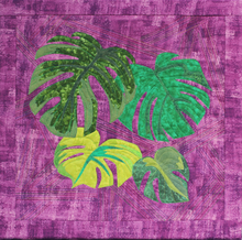 Load image into Gallery viewer, Monstera Deliciosa on Plum