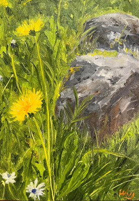 Dandelions In The Yard