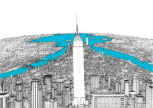 Load image into Gallery viewer, NYC: View from the top