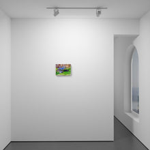 Load image into Gallery viewer, Blue Wheel Barrow