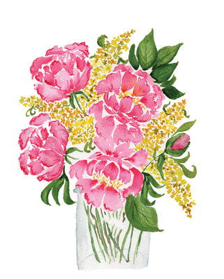 Pink Peony Still Life