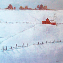 Load image into Gallery viewer, Red Barn in the Snow