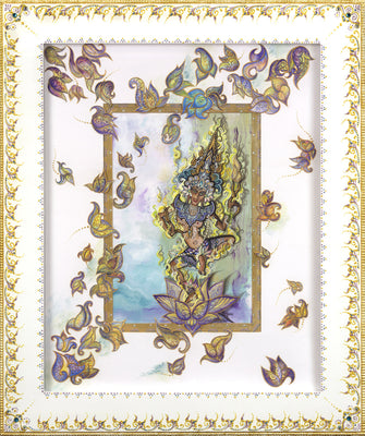 Flaming White Apsara