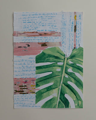 Monstera fragmented Red and Purple II