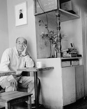Load image into Gallery viewer, A Pondering Japanese gentleman in a Tokyo café