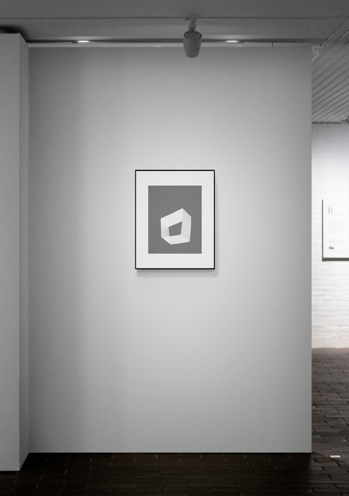 Bound/Unbound - Skewed Square White