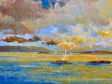 Load image into Gallery viewer, Glistening beams of color, dancing on the shining water