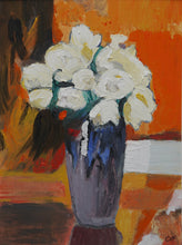 Load image into Gallery viewer, Study of “White Roses from the House Garden” after Joachim Sorrolla (1863 - 1923)