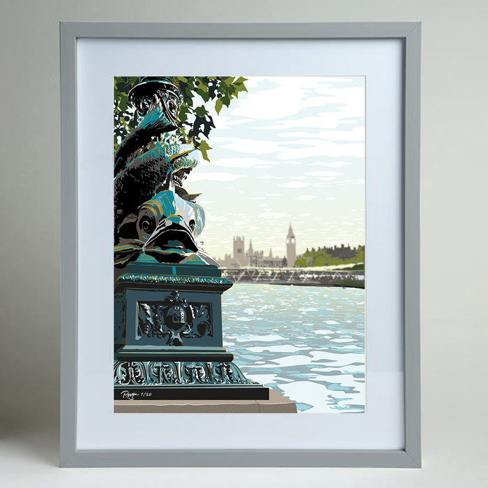 Sturgeon Lamps at South Bank