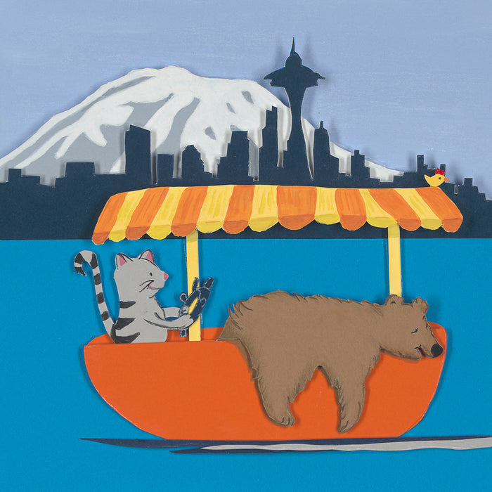 Paws on the water