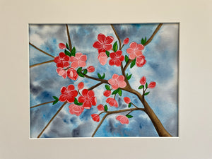 Cherry Blossoms Framed Original