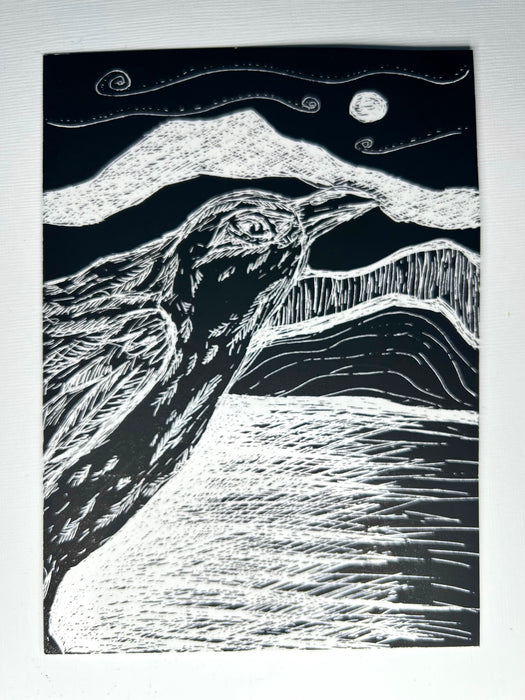 Crow at the Lake