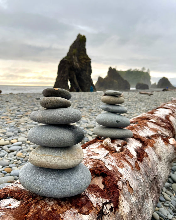 Balanced Stones at Cannon Beach - 12*16