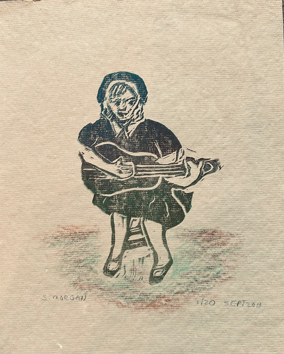 Little guitarist