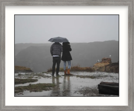 Lovers on a Rainy Day