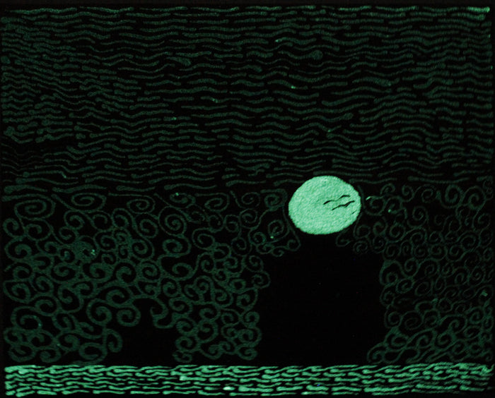 Experimenting with glow in the dark razzle dazzle