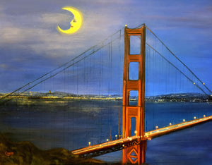 Max In The Moon Over The Bay Bridge