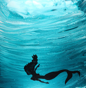 Into the Deep: Mermaid Silhouette
