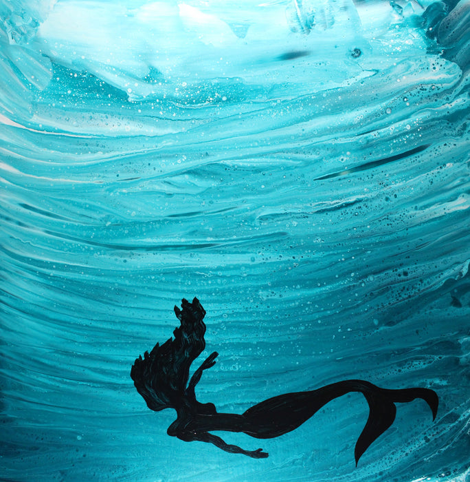 Into the Deep: Mermaid Silhouette