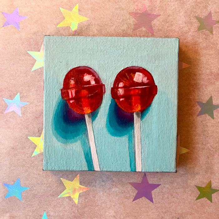 Two Red Lollipops